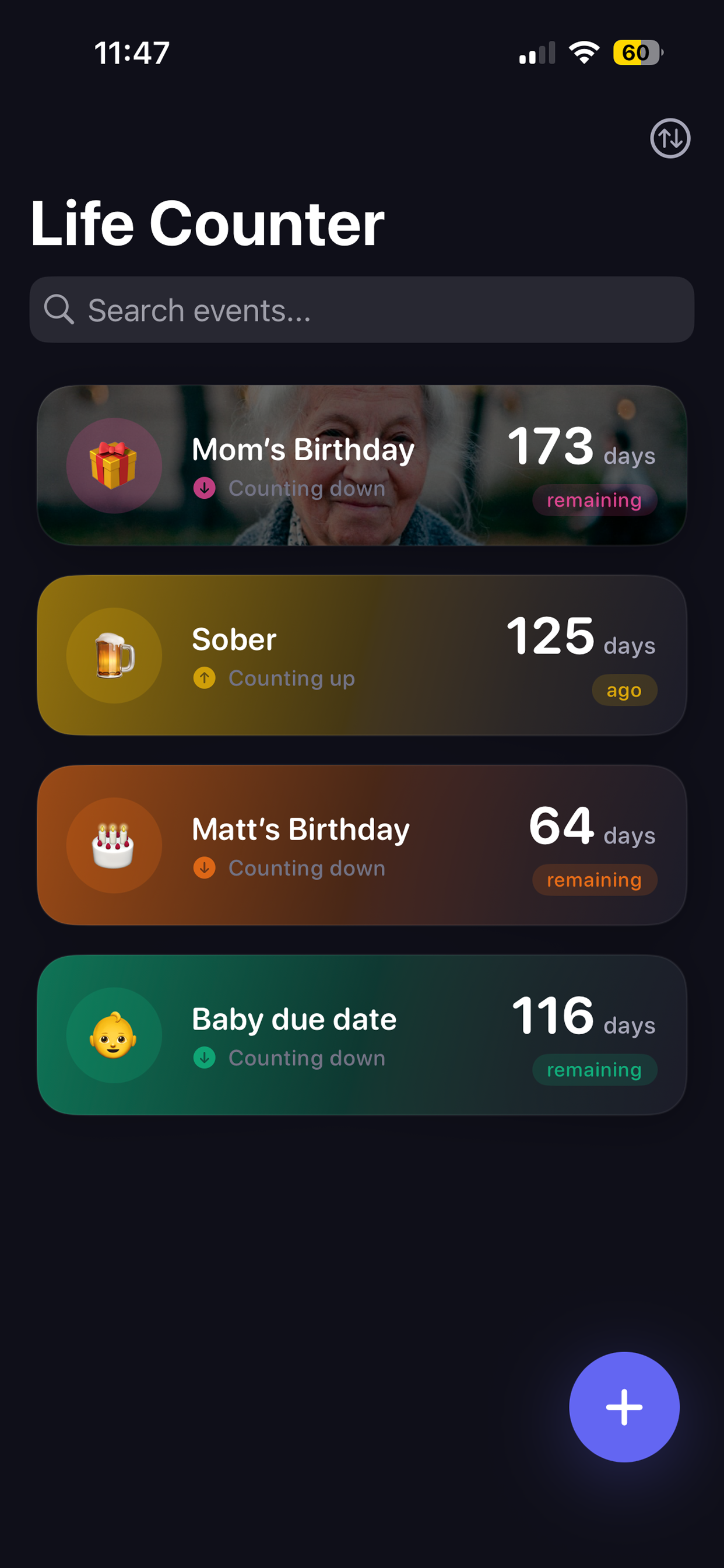 Life Counter Screenshot 1